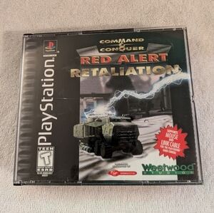 Command & Conquer: Red Alert Retaliation for PlayStation - Black Case